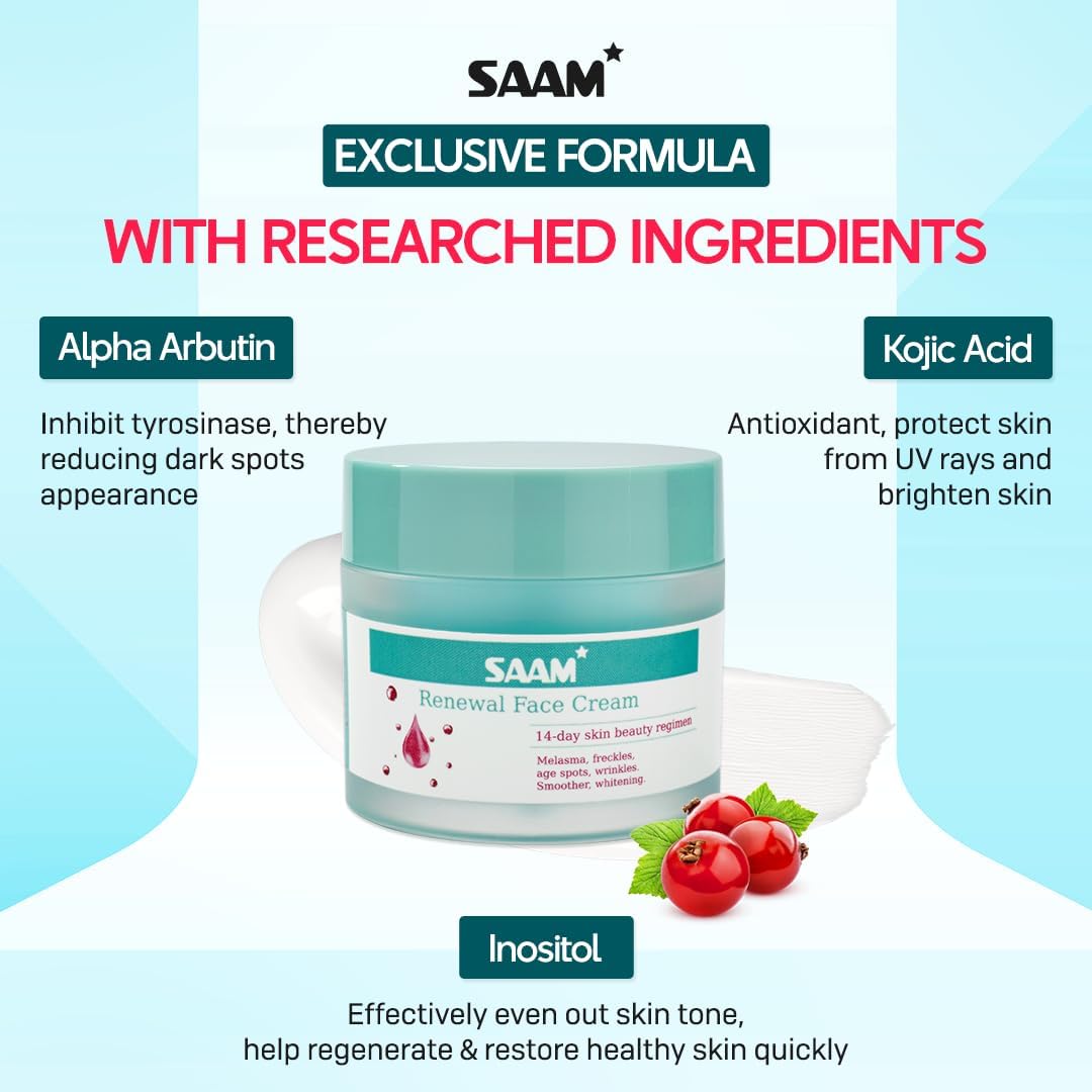 SAAM Renewal Face Cream (كريم تجديد البشرة من SAAM)