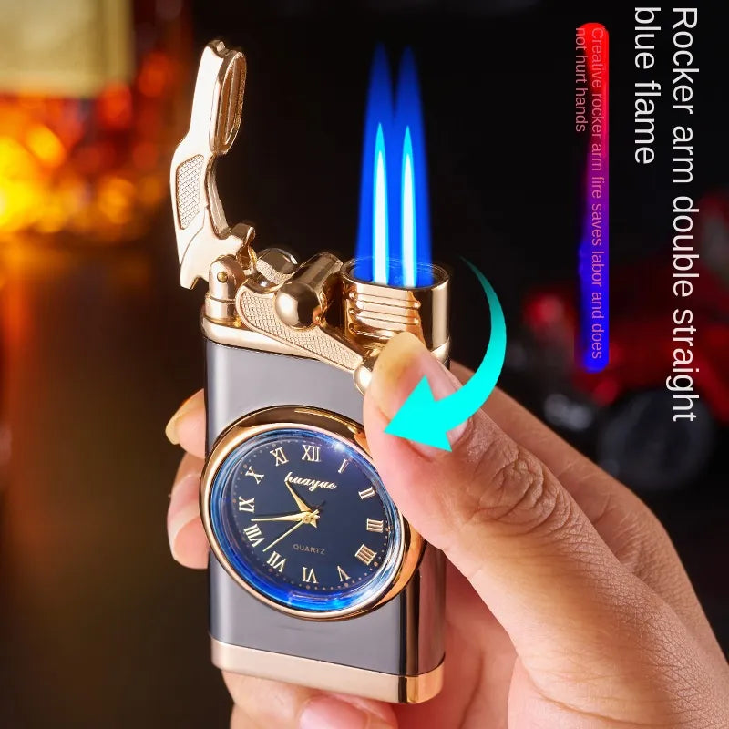 Windproof Watch Torch Gas Lighter - قداحة غاز ساعة يد ضد الرياح
